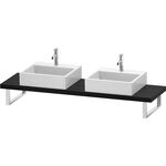 Duravit Konsole DURASTYLE 45mm St. 2 Ausschnitte 480 eiche schwarz