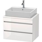 Duravit Konsolenunterschrank DURASTYLE 512x700x478mm Ei schwarz / basalt matt