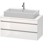 Duravit Konsolenunterschrank DURASTYLE 512x1000x478mm eiche natur / basalt matt