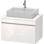 Duravit Konsolenunterschrank DURASTYLE 512x800x548mm Ei schwarz / basalt matt