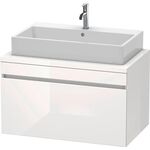 Duravit Konsolenunterschrank DURASTYLE 512x900x548mm eiche natur / basalt matt