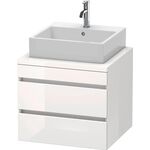 Duravit Konsolenunterschrank DURASTYLE 512x600x548mm eiche natur / basalt matt
