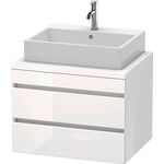 Duravit Konsolenunterschrank DURASTYLE 512x700x548mm eiche natur / basalt matt