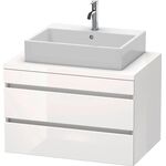 Duravit Konsolenunterschrank DURASTYLE 512x800x548mm eiche natur / basalt matt