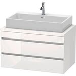 Duravit Konsolenunterschrank DURASTYLE 512x900x548mm Ei schwarz / basalt matt