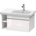 Duravit Waschtischunterbau DURASTYLE 448x730x398mm Ei schwarz / basalt matt