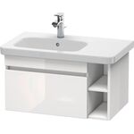 Duravit Waschtischunterbau DURASTYLE 448x730x398mm eiche natur / basalt matt