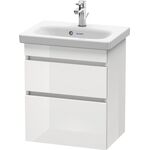 Duravit WT-Unterbau DURASTYLE COMPACT 610x500x368mm Ei schwarz / basalt matt