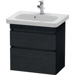 Duravit Waschtischunterbau DURASTYLE 368x580x610mm eiche schwarz