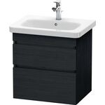 Duravit Waschtischunterbau DURASTYLE 448x580x610mm eiche schwarz