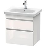 Duravit Waschtischunterbau DURASTYLE 448x580x610mm Ei schwarz / basalt matt
