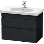 Duravit Waschtischunterbau DURASTYLE 453x800x610mm eiche schwarz