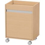 Duravit Rollcontainer KETHO 360x500x670mm Anschlag links eiche natur