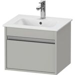 Duravit Waschtischunterbau Ketho Compact 410x500x412mm, 1 Auszug betongrau matt