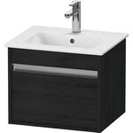 Duravit Waschtischunterbau Ketho Compact 410x500x412mm, 1 Auszug eiche schwarz