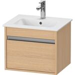 Duravit Waschtischunterbau Ketho Compact 410x500x412mm, 1 Auszug eiche natur
