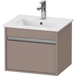 Duravit Waschtischunterbau Ketho Compact 410x500x412mm, 1 Auszug basalt matt