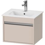 Duravit Waschtischunterbau Ketho Compact 410x500x412mm, 1 Auszug taupe