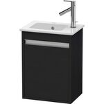 Duravit Waschtischunterbau KETHO 550x400x285mm Ans links eiche schwarz
