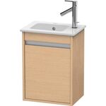 Duravit Waschtischunterbau KETHO 550x400x285mm Anschlag links eiche natur