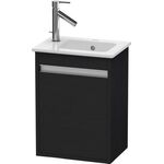 Duravit Waschtischunterbau KETHO 550x400x285mm Ans rechts eiche schwarz
