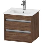 Duravit Waschtischunterbau Ketho Compact 410x500x412mm 2 Schubkäste NB dunkel
