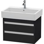 Duravit Waschtischunterbau KETHO 440x650mm eiche schwarz