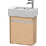 Duravit Waschtischunterbau Ketho 225x450x550mm Anschlag links eiche natur