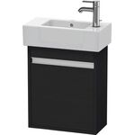 Duravit Waschtischunterbau Ketho 225x450x550mm Ans rechts eiche schwarz