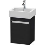 Duravit Waschtischunterbau Ketho 320x400x550mm Ans rechts eiche schwarz