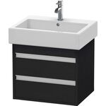 Duravit Waschtischunterbau KETHO 440x550x480mm eiche schwarz