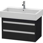 Duravit Waschtischunterbau KETHO 440x750x410mm eiche schwarz