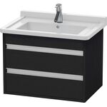 Duravit Waschtischunterbau KETHO 465x650x480mm eiche schwarz