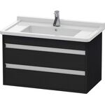 Duravit Waschtischunterbau KETHO 465x800x480mm eiche schwarz