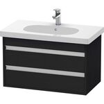 Duravit Waschtischunterbau KETHO 465x800x480mm eiche schwarz
