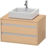 Duravit Waschtischunterbau KETHO 550x800x496mm eiche natur