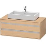 Duravit Waschtischunterbau KETHO 550x1200x496mm eiche natur