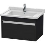 Duravit Waschtischunterbau KETHO 465x650x410mm eiche schwarz