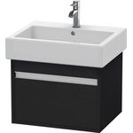 Duravit Waschtischunterbau KETHO 440x550x410mm eiche schwarz