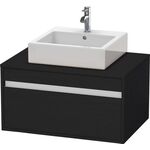Duravit Waschtischunterbau KETHO 550x800x426mm eiche schwarz