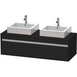 Duravit Waschtischunterbau KETHO 550x1400x426mm eiche schwarz
