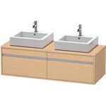 Duravit Waschtischunterbau KETHO 550x1400x426mm eiche natur