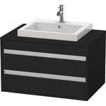 Duravit Waschtischunterbau KETHO 550x800x496mm eiche schwarz
