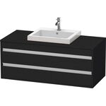 Duravit Waschtischunterbau KETHO 550x1200x496mm eiche schwarz