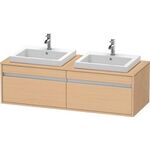 Duravit Waschtischunterbau KETHO 550x1400x426mm eiche natur