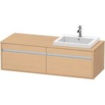 Duravit Waschtischunterbau KETHO 550x1400x426mm WT rechts eiche natur