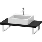 Duravit Konsole L-CUBE 45mm St. 1 Ausschnitt 480 eiche schwarz