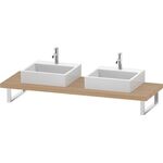 Duravit Konsole L-CUBE 45mm St. 2 Ausschnitte 550 eiche natur