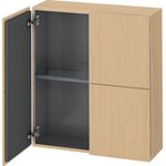 Duravit Halbhochschrank L-CUBE 700x243x800mm eiche natur