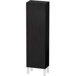 Duravit Halbhochschrank L-CUBE 400x243x1320mm A rechts eiche schwarz